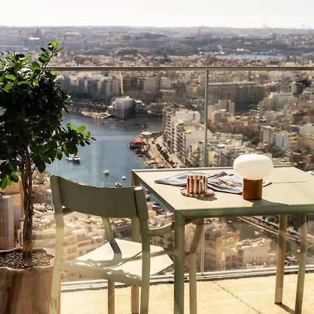 27Th Top Floor Designer Apartment In Mercury Tower With Pool Access 公寓 Saint Julian's